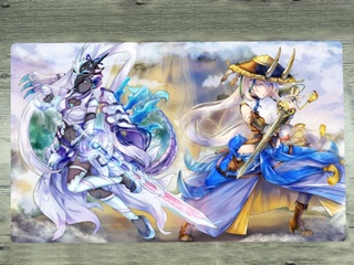 แผ่นรองเมาส์ ลายการ์ตูนอนิเมะ Yugioh Play Mat Overlord Albedo CCG TCG