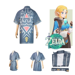 ชุดกิโมโนคอสเพลย์ Zelda แบบดั้งเดิม สไตล์ญี่ปุ่น สําหรับผู้ใหญ่ และเด็ก