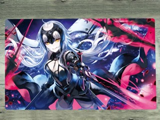 Yugioh TCG CCG แผ่นรองเมาส์เล่นเกม ลาย Fate Grand Order Playmat Jeanne dArc (Alter)