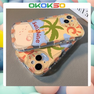 เคสมือถือ แบบนิ่ม ลายการ์ตูนมะพร้าว ขอบโค้ง กันกระแทก สําหรับ OPPO Reno9 Reno8 Reno7pro reno6 7z 8T 5 R17 A53 A9 2020 4Z 5G F11 A31 A3S A78 A77