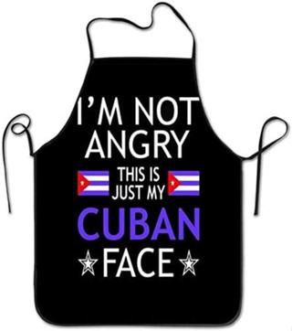 This Is Just My Cuban ผ้ากันเปื้อนทําอาหาร กันน้ํา 20.5x28.3 นิ้ว สําหรับผู้หญิง และผู้ชาย
