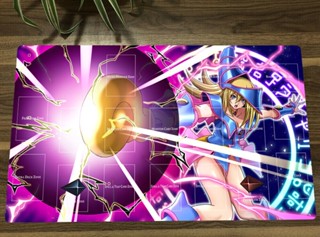 อะนิเมะ Yu-Gi-Oh! Playmat Dark Magician Girl TCG CCG เสื่อเทรดดิ้งการ์ด เกมเสื่อ