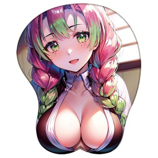 แผ่นรองเมาส์ซิลิโคน ลายการ์ตูนอนิเมะ Demon Slayer Mitsuri Kanroji 3D E815A48