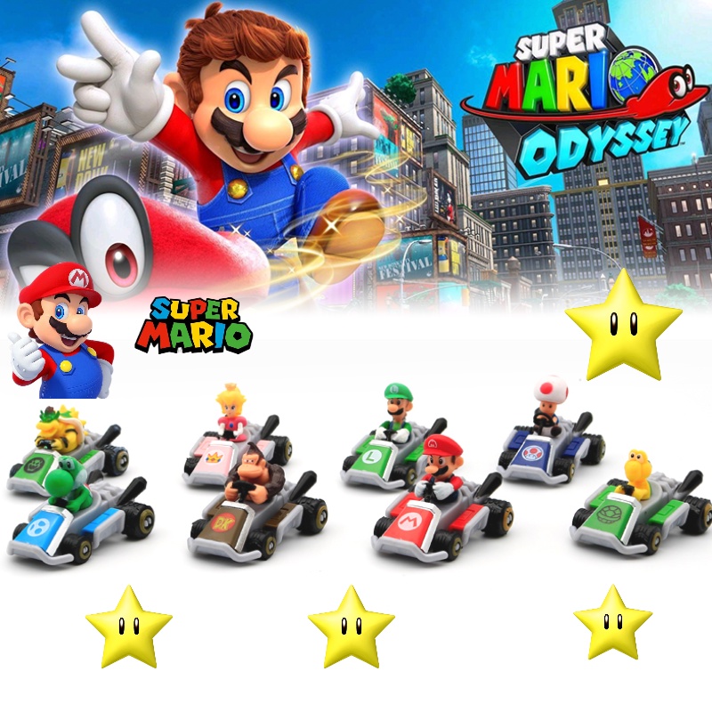 ฟิกเกอร์ Super Mario Party Go-kart ของสะสม สําหรับเด็ก