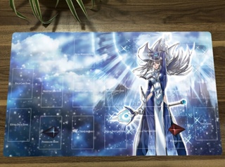 อะนิเมะ Yu-Gi-Oh! Playmat Silent Magician CCG TCG แผ่นรองเกมเทรดดิ้งการ์ด และโซน