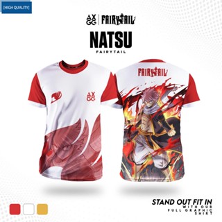 เสื้อยืด พิมพ์ลายอนิเมะ Fairy Tail