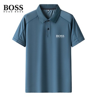 เสื้อโปโล BOSS แฟชั่นคู่รัก สําหรับผู้ชาย และผู้หญิง