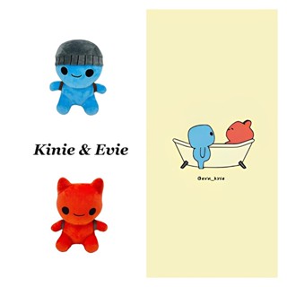 ของเล่นตุ๊กตา Evie Kinie ผ้าฝ้าย PP แบบนิ่ม ขนาด 18x15 ซม.