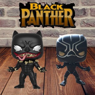 Pop Panther รูปปั้นเสือดํา เวนอม แบล็คแพนเตอร์ คลาสสิก 10 ซม. วัสดุ PVC