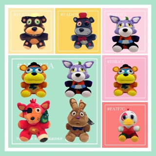 Fnaf Five Nights At Freddys ตุ๊กตาหมี ช็อคโกแลต บอนนี่ ขนาด 18 ซม. ของเล่นสําหรับเด็ก