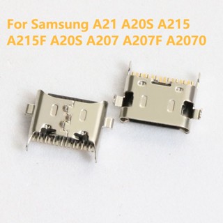 ของแท้ พอร์ตชาร์จ USB สําหรับ Samsung Galaxy A21 A20S A215 A215F A20S A207 A207F A2070 10 ชิ้น