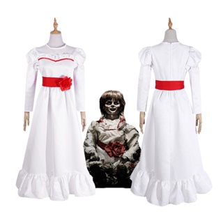 Annabelle ฮาโลวีน สร้าง ตุ๊กตาสยองขวัญ ชุดคอสเพลย์ ชุดแฟนซี