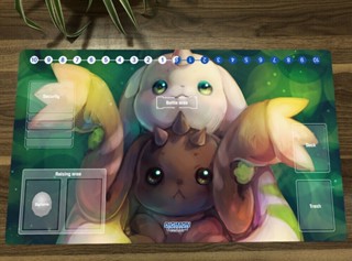 Digimon Duel Playmat CCG DTCG แผ่นรองเมาส์ และแผ่นรองเมาส์ สําหรับเล่นเกม