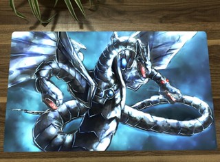 Yugioh! Cyber End Dragon Trading Card Game Playmat TCG CCG แผ่นรองเมาส์เล่นเกม แบบกําหนดเอง