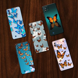 เคสโทรศัพท์มือถือ TPU แบบนิ่ม ลายผีเสื้อ สําหรับ OPPO F7 F9 F11 K10 F15 F17 Pro