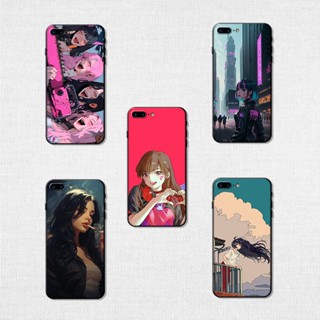 เคส TPU นิ่ม ป้องกันรอย ลายอนิเมะเด็กผู้หญิง สไตล์เกาหลี สําหรับ iPhone 5 5S 6 6S 7 8 Plus