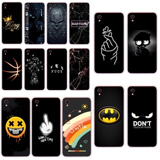 H3 Vivo Y1s เคส TPU นิ่ม ซิลิโคน ป้องกัน เคสโทรศัพท์ เคสโทรศัพท์ สีดํา