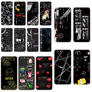 H1 Vivo Y81 เคส TPU นิ่ม ซิลิโคน ป้องกัน เคสโทรศัพท์ เคสโทรศัพท์ สีดํา