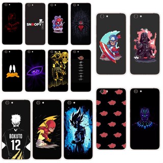 H2 Vivo Y81 เคส TPU นิ่ม ซิลิโคน ป้องกัน เคสโทรศัพท์ เคสโทรศัพท์ สีดํา