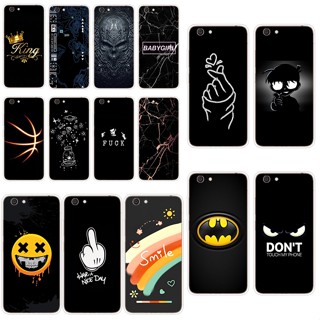 H3 Vivo Y81 เคส TPU นิ่ม ซิลิโคน ป้องกัน เคสโทรศัพท์ เคสโทรศัพท์ สีดํา