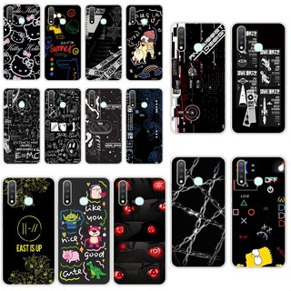 H1 Vivo v20 SE เคส TPU นิ่ม ซิลิโคน ป้องกัน เคสโทรศัพท์ เคสโทรศัพท์ สีดํา