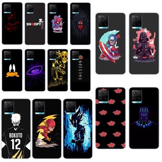 H2 Vivo Y21s เคส TPU นิ่ม ซิลิโคน ป้องกัน เคสโทรศัพท์ เคสโทรศัพท์ สีดํา