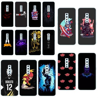 H2 Vivo v17 Pro เคส TPU นิ่ม ซิลิโคน ป้องกัน เคสโทรศัพท์ เคสโทรศัพท์ สีดํา