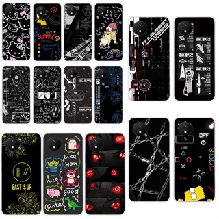 H1 Vivo Y02 เคส TPU นิ่ม ซิลิโคน ป้องกัน เคสโทรศัพท์ เคสโทรศัพท์ สีดํา