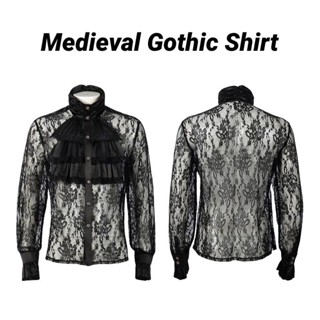 เสื้อเชิ้ต ลายโจรสลัด สไตล์โกธิค ยุคกลาง