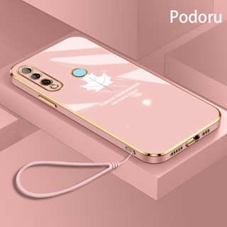 เคสโทรศัพท์มือถือ ซิลิโคนนิ่ม กันกระแทก ลายดอกไม้ ใบเมเปิ้ล สําหรับ Honor Y9 Prime 2019 P Smart Z Huawei Enjoy 10 Plus