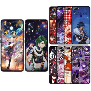 Qn28 เคสโทรศัพท์มือถือ ซิลิโคนนุ่ม ลายเกม Genshin Impact สําหรับ Realme C30 C11 2021 C21Y C25Y V11 V11S Narzo 50i