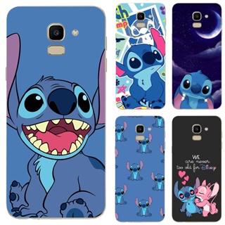 เคสโทรศัพท์มือถือ TPU แบบนิ่ม ลาย Lilo &amp; Stitch สําหรับ Samsung Galaxy J6 2018