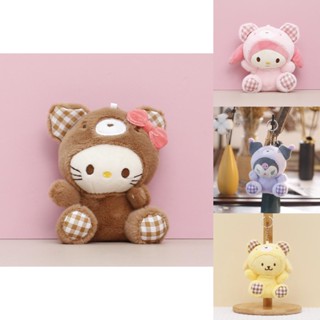 พวงกุญแจ จี้ตุ๊กตา Sanrio Melody Cinnamoroll Kuromi ของเล่นสําหรับเด็ก