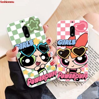 เคสโทรศัพท์มือถือ ซิลิโคนนุ่ม ลายพาวเวอร์พัฟฟ์เกิร์ล รูปแบบที่ 03 สําหรับ Nokia 6 3 5 3310 7 6.1 2.1 3.1 X3 X5 X7 X6 5.1 7.1 8.1 8 Plus 2.2 3.2 4.2 2018