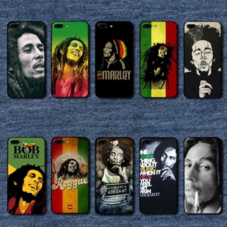 เคสโทรศัพท์มือถือแบบนิ่ม ลาย reggae bob marley MT25 สําหรับ iPhone 7 8 Plus