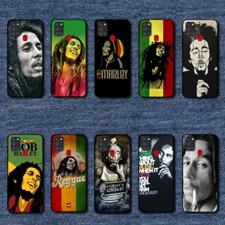 เคสป้องกันโทรศัพท์มือถือ แบบนิ่ม พิมพ์ลาย สําหรับ Samsung galaxy A21S MT25 reggae bob marley