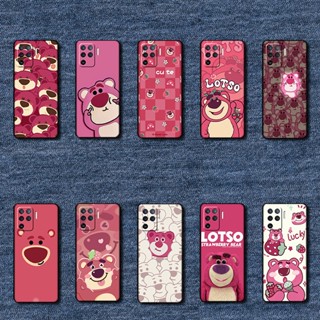 เคสโทรศัพท์มือถือแบบนิ่ม ลายหมีสตรอเบอร์รี่ สําหรับ OPPO Reno 5F 5 lite A94 4G F19 Pro MT26