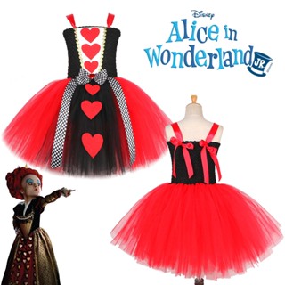 Lolitafairy ชุดเดรสเจ้าหญิง Alice In Wonderland Queen Of Hearts สําหรับเด็กผู้หญิง