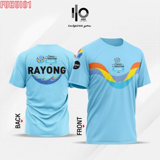 (Fuhui01) เสื้อที่ระลึกงานซีนิคฮาล์ฟมาราธอนระยอง 2023 (BLUE)