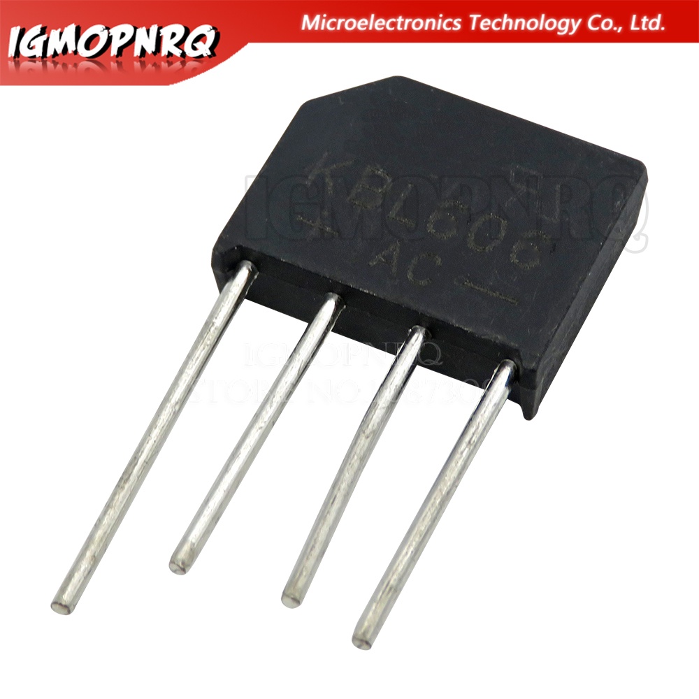 5 ชิ้น KBL06 KBL10 KBL606 ZIP GBL406 GBU406 GBU606 ZIP4 ซิลิคอนสะพาน