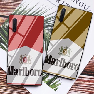 เคสโทรศัพท์มือถือแบบแก้ว ลาย Romance of Marlboro สําหรับ Vivo Y11S Y20i Y20S Y85 Y21 Y21S Y91C Y81 V21 V20 Y50 Y30i Y15A Y15S Y11 Y17 Y15 Y12 Y20 Y30 V15 Y66 Y55S Y75 Y33S Y72