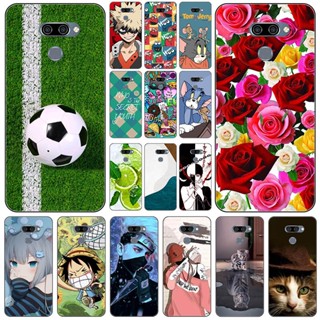 เคสโทรศัพท์มือถือ แบบนิ่ม ลายการ์ตูนฟุตบอล สําหรับ LG K50 LG Q60 Q70 LG K50S LM-X540 LG K51 Q51