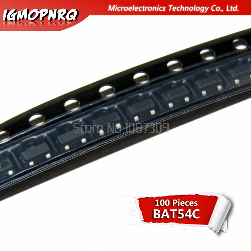 100 ชิ้น KL3 BAT54C BAT54 SOT-23 SURFACT MOUNT SCHOTTKY BARRIER ใหม่