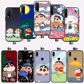 Bo19 เคสโทรศัพท์มือถือ ซิลิโคนนุ่ม ลายการ์ตูนชินจัง สําหรับ Vivo Y11 Y11S Y12S Y12 Y15 2020 Y17 Y19 Y20 Y20i Y20S