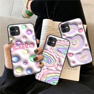 เคสโทรศัพท์มือถือแบบนิ่ม ลายสายรุ้ง 3D TY37 สําหรับ Vivo V20 Y70 Pro V21 S7 S9 S10 U3 Y73S S7E Y73 2021 V21E 4G