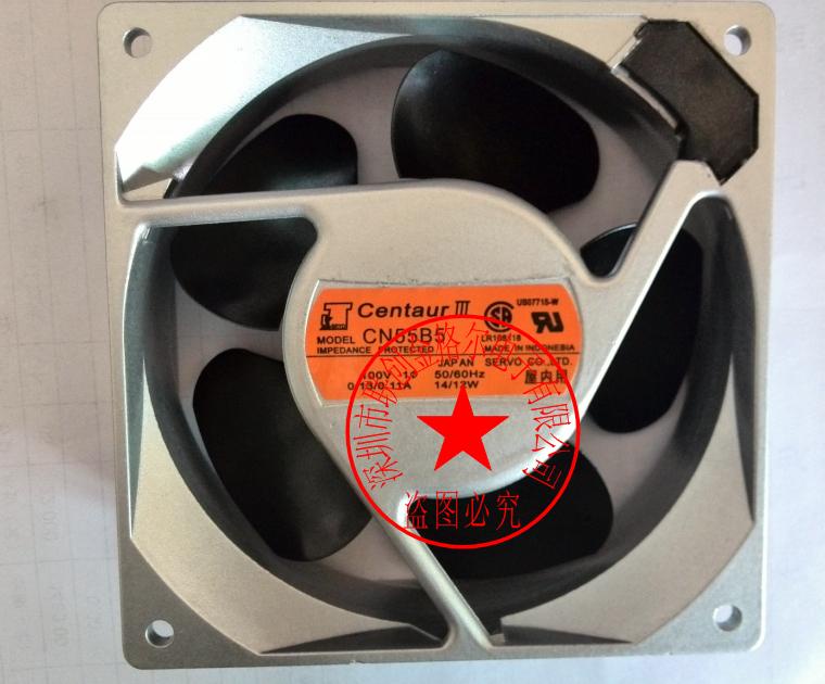 BY พัดลมโครงอลูมิเนียม 100V15W ของแท้จากญี่ปุ่นพร้อมปริมาณอากาศขนาดใหญ่ CNJ55B4 -903 CNJ55B4