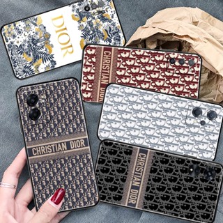 เคสซิลิโคนนิ่ม ลาย Dior แฟชั่น ป้องกันกล้อง สําหรับ OPPO RENO 5 LITE 5F 5Z 6Z 7Z 7 LITE Realme 6 6S 7I C17 7 5 5S 5I 4G 5G