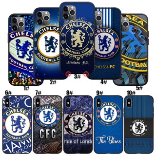 Bo18 เคสโทรศัพท์มือถือ ซิลิโคนนุ่ม ลายฟุตบอล Chelsea FC สําหรับ iPhone 11 Pro Max XR SE 2020