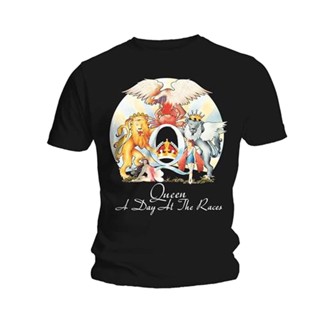 เสื้อยืด พิมพ์ลาย Queen A Day At The Races Freddie Mercury Rock สําหรับผู้ชาย และผู้หญิง