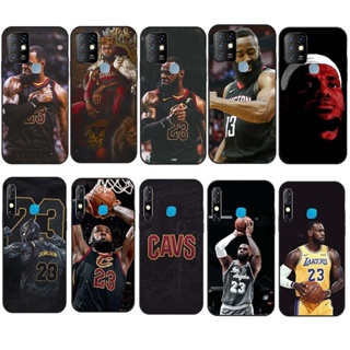 เคสโทรศัพท์มือถือ ซิลิโคนนิ่ม TPU ลายศิลปะบาสเก็ตบอล Lebron James FM106 สําหรับ Infinix Hot 30 Play 30 5G GT 10 Pro Note 30 5G 30 VIP